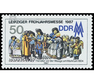 Commemorative stamp series  - Germany / German Democratic Republic 1987 - 50 Pfennig