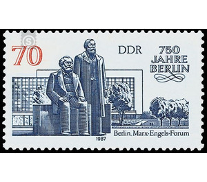 Commemorative stamp series  - Germany / German Democratic Republic 1987 - 70 Pfennig