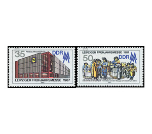 Commemorative stamp series  - Germany / German Democratic Republic 1987 Set