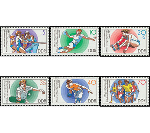 Commemorative stamp series  - Germany / German Democratic Republic 1987 Set