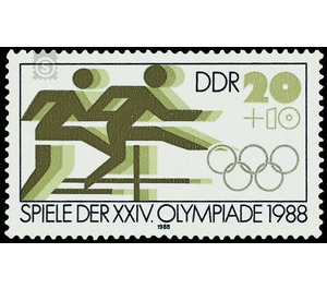 Commemorative stamp series  - Germany / German Democratic Republic 1988 - 20 Pfennig