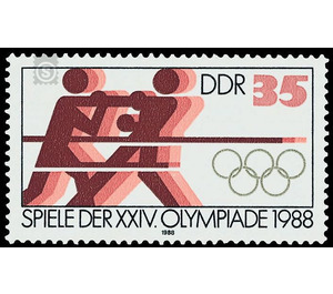 Commemorative stamp series  - Germany / German Democratic Republic 1988 - 35 Pfennig