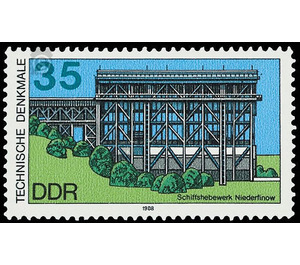 Commemorative stamp series - Germany / German Democratic Republic 1988 - 35 Pfennig