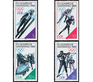 Commemorative stamp series  - Germany / German Democratic Republic 1988 Set