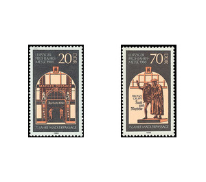 Commemorative stamp series  - Germany / German Democratic Republic 1988 Set