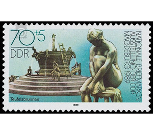 Commemorative stamp series  - Germany / German Democratic Republic 1989 - 70 Pfennig