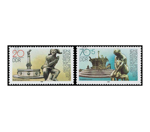Commemorative stamp series  - Germany / German Democratic Republic 1989 Set