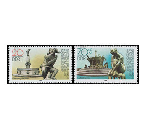 Commemorative stamp series  - Germany / German Democratic Republic 1989 Set