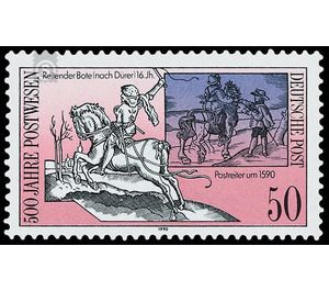 Commemorative stamp series - Germany / German Democratic Republic 1990 - 50 Pfennig