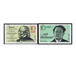 Commemorative stamp series  - Germany / German Democratic Republic 1990 Set