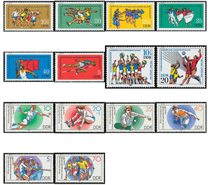 Commemorative stamp series - Germany / German Democratic Republic Series