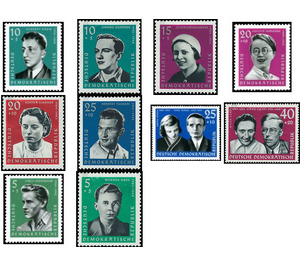 Commemorative stamp series - Germany / German Democratic Republic Series