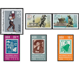 Commemorative stamp series - Germany / German Democratic Republic Series