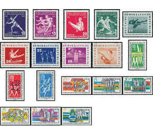 Commemorative stamp series - Germany / German Democratic Republic Series