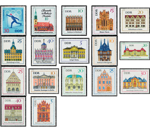 Commemorative stamp series - Germany / German Democratic Republic Series