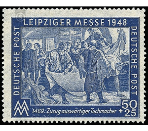 Commemorative stamp series  - Germany / Sovj. occupation zones / General issues 1948 - 50 Pfennig