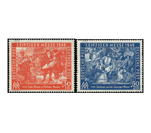 Commemorative stamp series  - Germany / Sovj. occupation zones / General issues 1949 Set