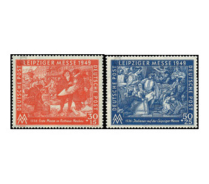 Commemorative stamp series  - Germany / Sovj. occupation zones / General issues 1949 Set