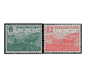 Commemorative stamp series  - Germany / Sovj. occupation zones / Province of Saxony 1946 Set