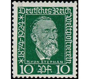 Commemorative stamp set  - Germany / Deutsches Reich 1924 - 10 Rentenpfennig