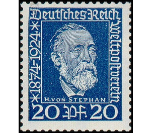 Commemorative stamp set  - Germany / Deutsches Reich 1924 - 20 Rentenpfennig