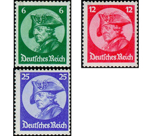 Commemorative stamp set  - Germany / Deutsches Reich 1933 Set