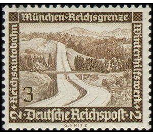 Commemorative stamp set  - Germany / Deutsches Reich 1936 - 3 Reichspfennig