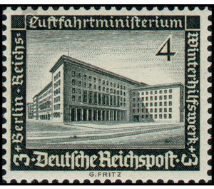 Commemorative stamp set  - Germany / Deutsches Reich 1936 - 4 Reichspfennig