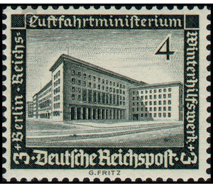 Commemorative stamp set  - Germany / Deutsches Reich 1936 - 4 Reichspfennig