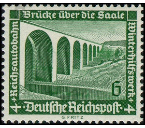 Commemorative stamp set  - Germany / Deutsches Reich 1936 - 6 Reichspfennig