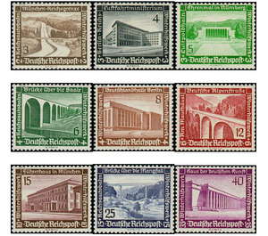 Commemorative stamp set  - Germany / Deutsches Reich 1936 Set