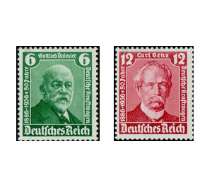 Commemorative stamp set  - Germany / Deutsches Reich 1936 Set