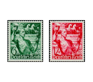 Commemorative stamp set  - Germany / Deutsches Reich 1938 Set