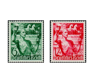 Commemorative stamp set  - Germany / Deutsches Reich 1938 Set