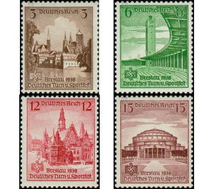 Commemorative stamp set  - Germany / Deutsches Reich 1938 Set