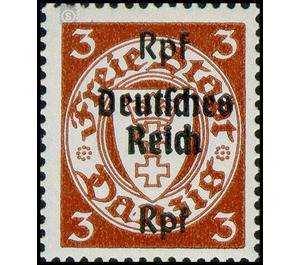 Commemorative stamp set  - Germany / Deutsches Reich 1939 - 3 Reichspfennig