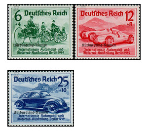 Commemorative stamp set  - Germany / Deutsches Reich 1939 Set