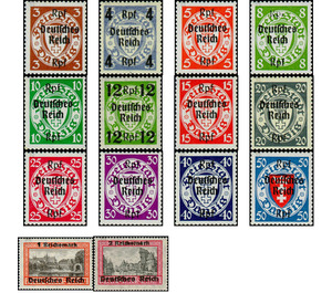 Commemorative stamp set  - Germany / Deutsches Reich 1939 Set