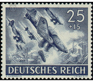 Commemorative stamp set  - Germany / Deutsches Reich 1943 - 25 Reichspfennig