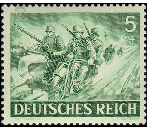 Commemorative stamp set  - Germany / Deutsches Reich 1943 - 5 Reichspfennig
