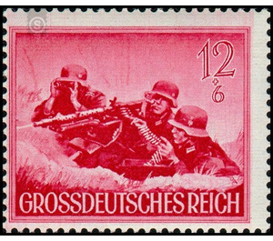 Commemorative stamp set  - Germany / Deutsches Reich 1944 - 12 Reichspfennig