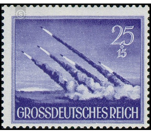 Commemorative stamp set  - Germany / Deutsches Reich 1944 - 25 Reichspfennig