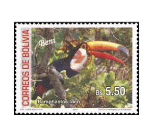 Common Toucan (Ramphastos toco) - South America / Bolivia 2019 - 5.50