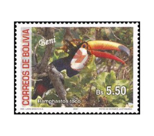 Common Toucan (Ramphastos toco) - South America / Bolivia 2019 - 5.50