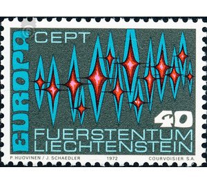 communication  - Liechtenstein 1972 - 40 Rappen