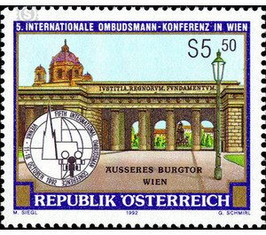 conference  - Austria / II. Republic of Austria 1992 - 5.50 Shilling