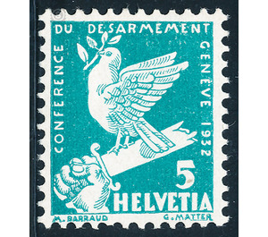 conference on disarmament  - Switzerland 1932 - 5 Rappen