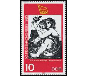 Congress  - Germany / German Democratic Republic 1982 - 10 Pfennig