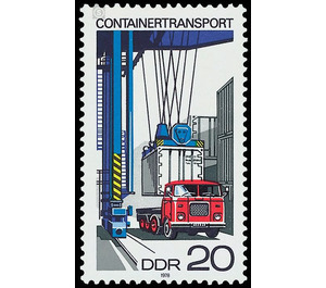 container Shipping  - Germany / German Democratic Republic 1978 - 20 Pfennig