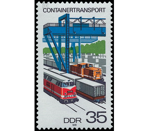 container Shipping  - Germany / German Democratic Republic 1978 - 35 Pfennig